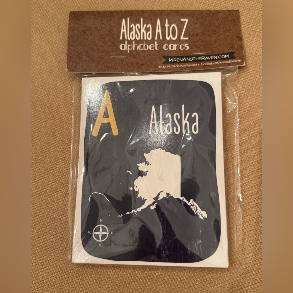 Alaska Alphabet Flashcards / NWT